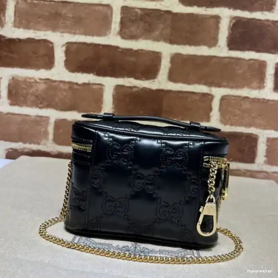 Hyperpeter handle Matelassé mini top bag GG GUCCI 0510